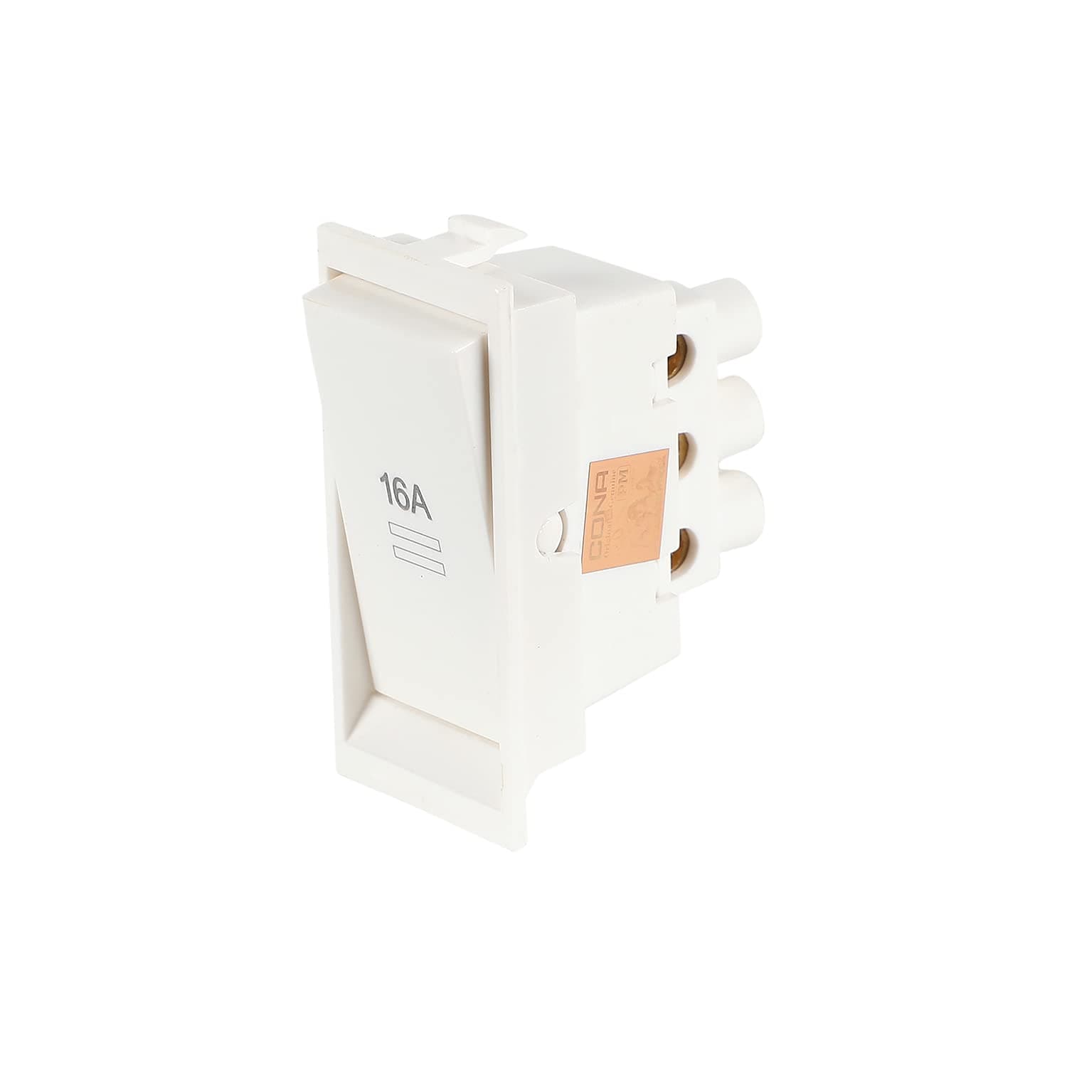 16A 2 WAY SWITCH FLAT 9621 — WHITE