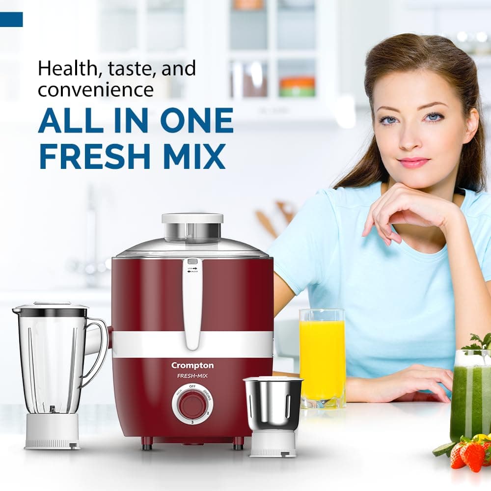 CROMPTON JUICER MIXER GRINDER FRESH MIX 500W
