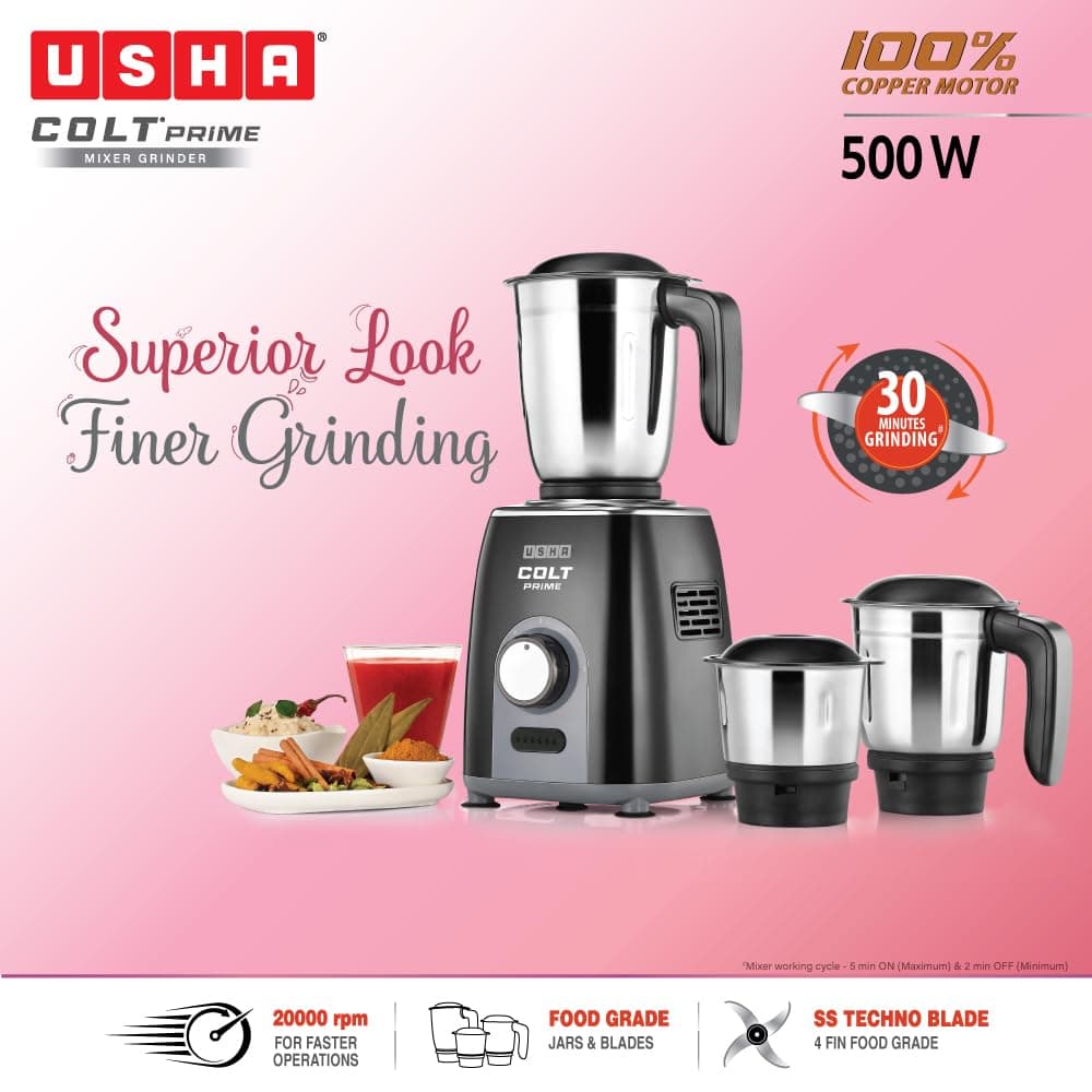 USHA MG 500W COLT PRIME BLACK