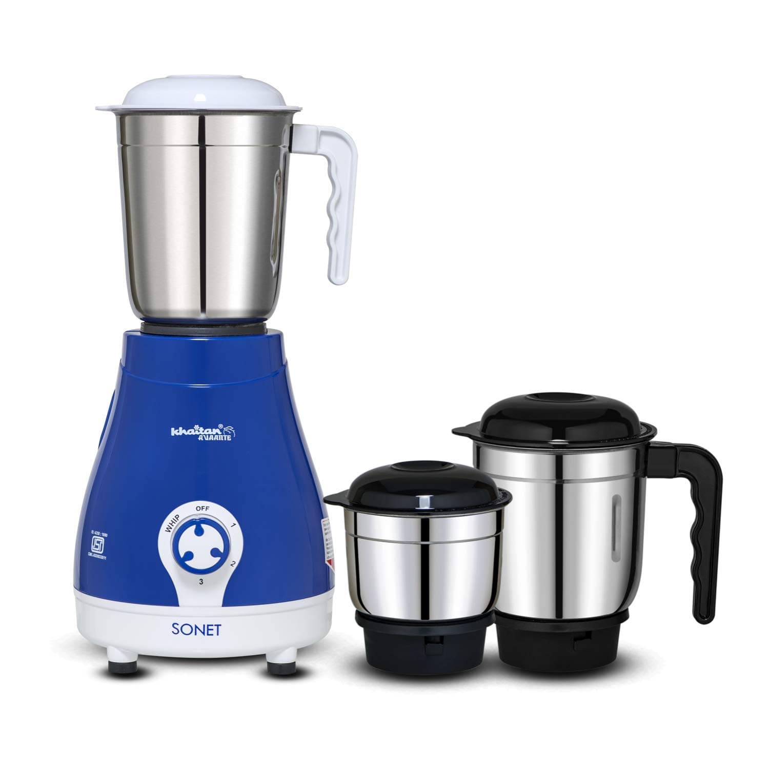 SONET MIXER GRINDER 2 JAR KHAITAN AVANTE