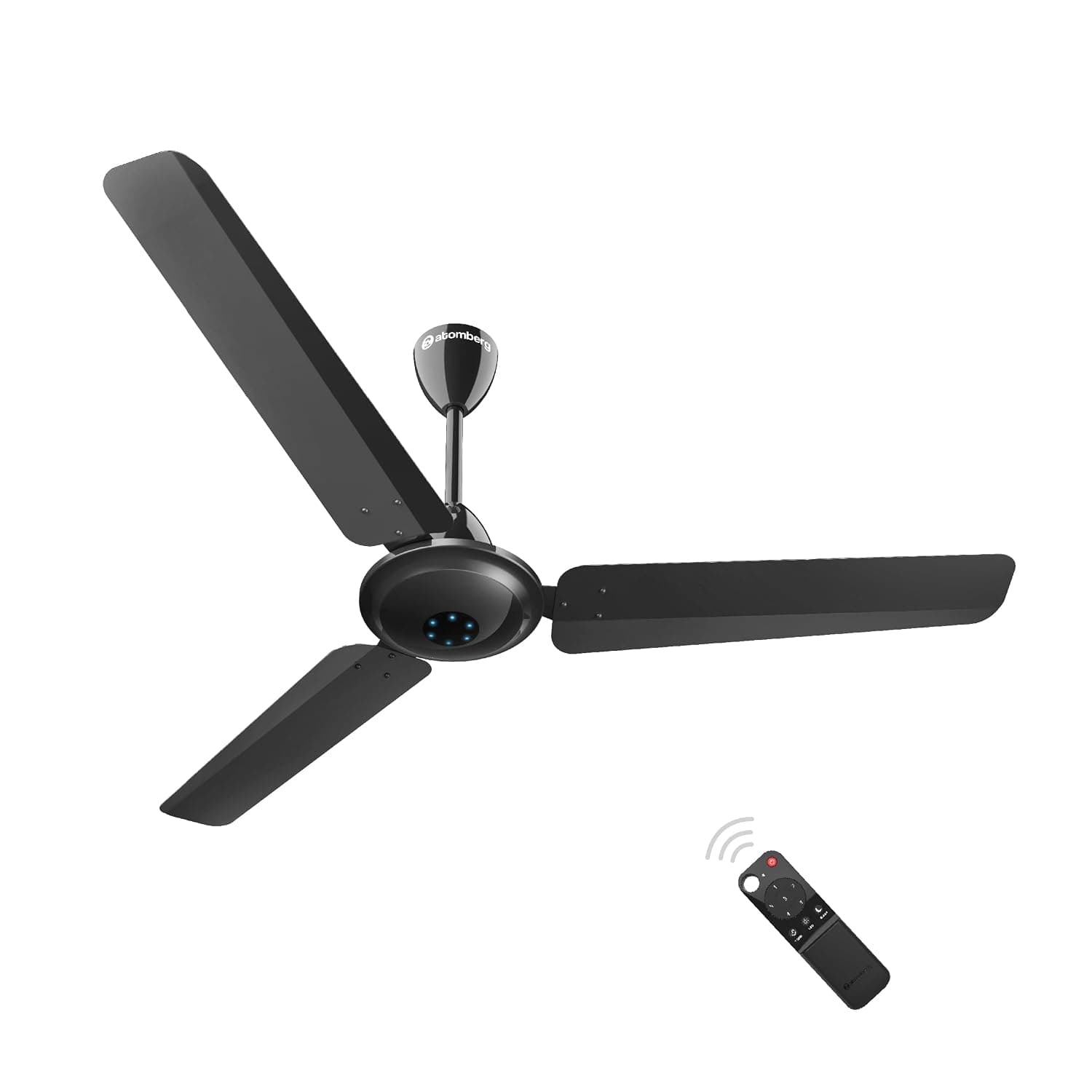ATOMBERG CEILING FAN IKANO GLOSS BLACK