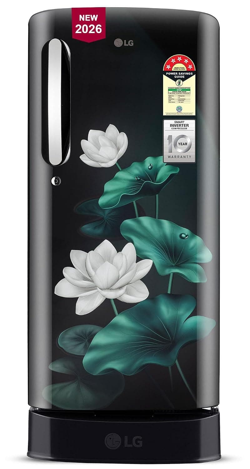 LG REFRIGERATOR 5 STAR 185L GLD1956ZAEL/2026 — EMERALD LOTUS