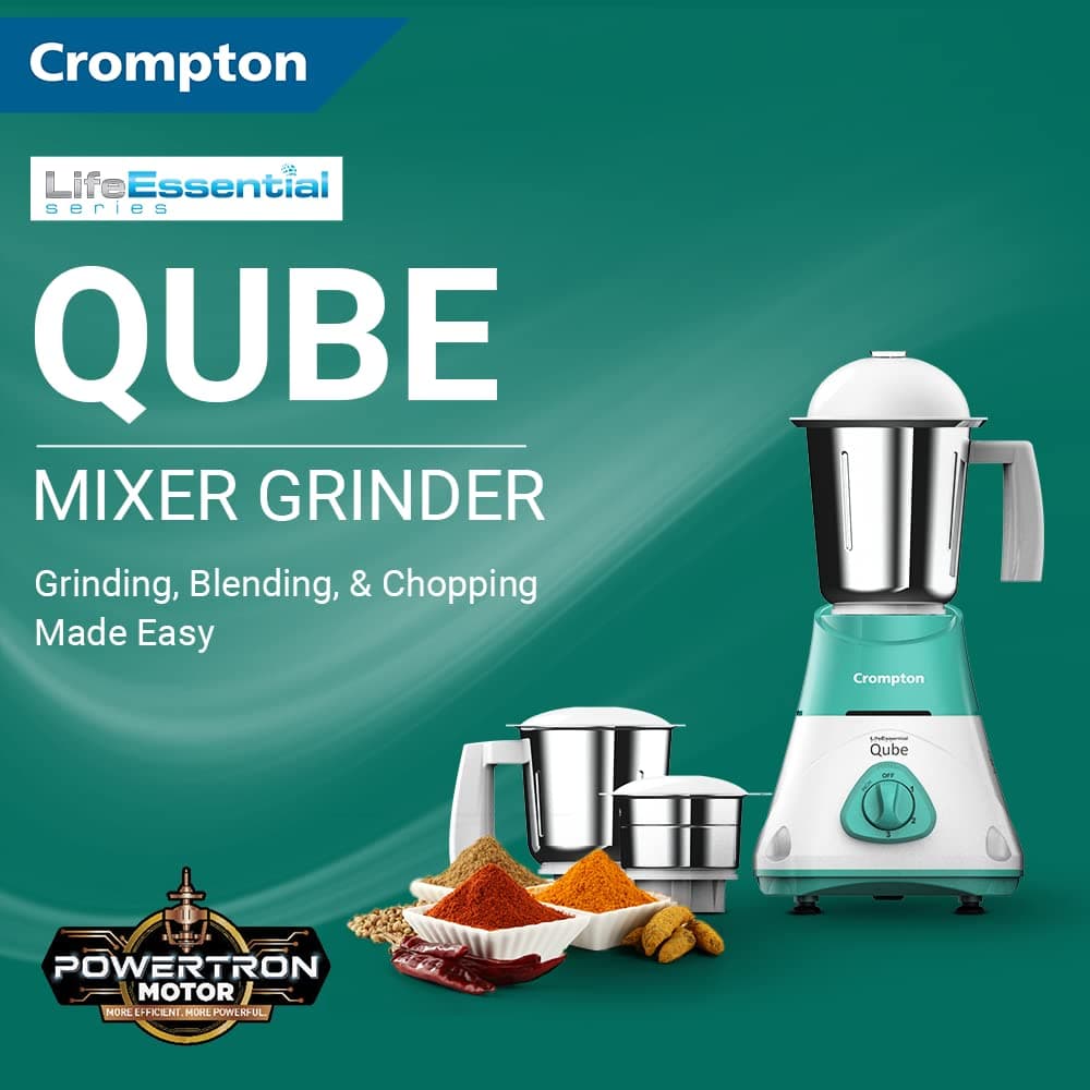 CROMPTON QUBE MIXER GRINDER 750W