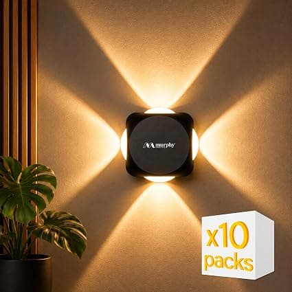 ECOEARTH UP DOWN LIGHT 4 WAY — WARM WHITE