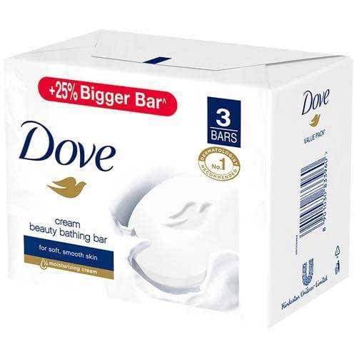 DOVE CREAM BEAUTY BATHING BAR PACK OF 3